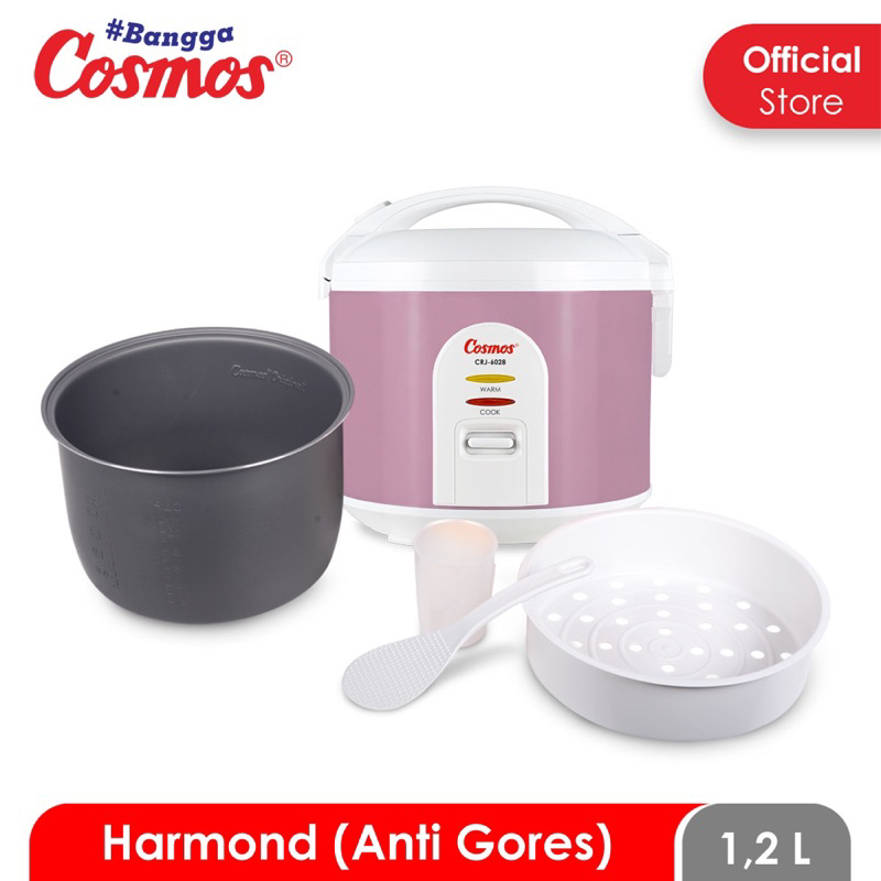 (2kg) rice cooker cosmos / magic com cosmos 1,2liter harmond anti gores