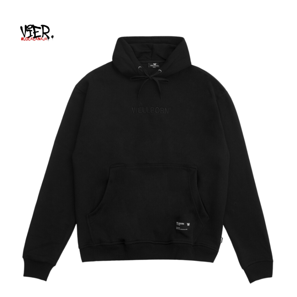 WELLBORN Bold Hoodie Black