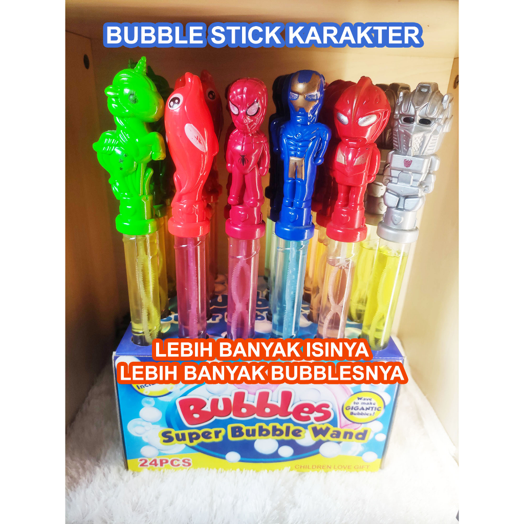 Mainan bubble stick besar - bubble stik panjang - gelembung tiup balon