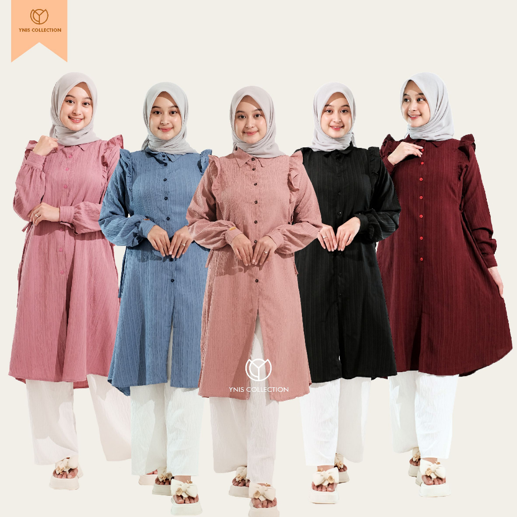Er Tunik By YNIS Collection / tunik couple / atasan cewek / tunik syari / premium / tunik murah / tu