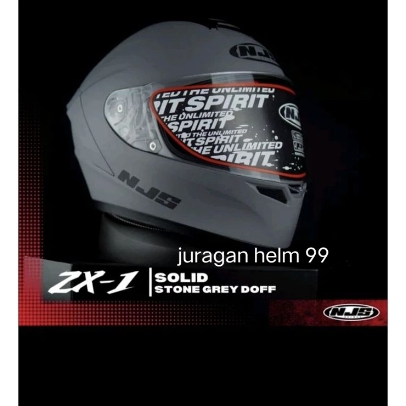 Helm Full face NJS ZX1 Solid