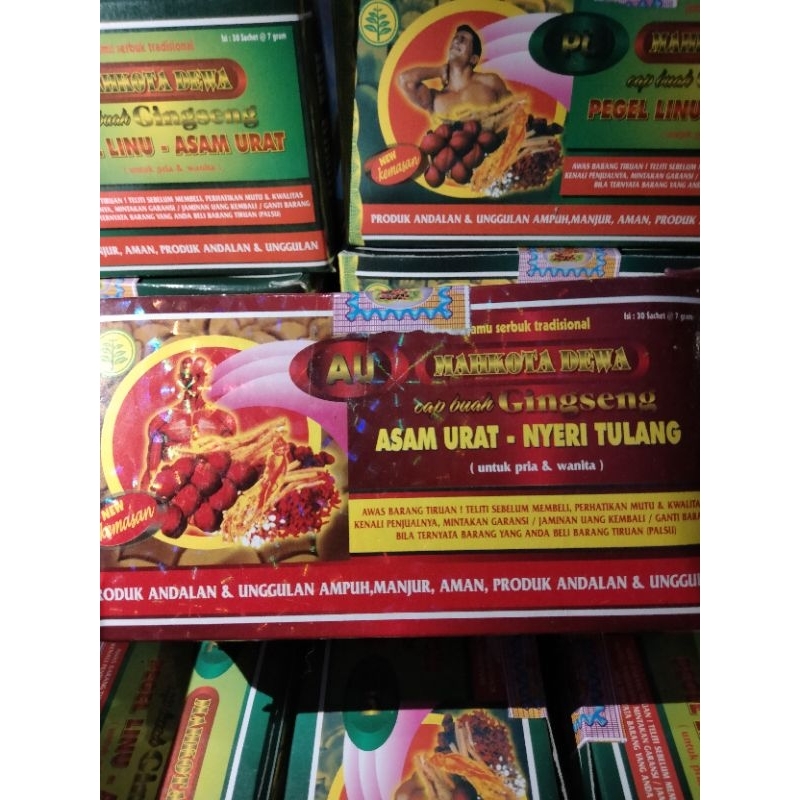 

mahkota dewa asam urat original