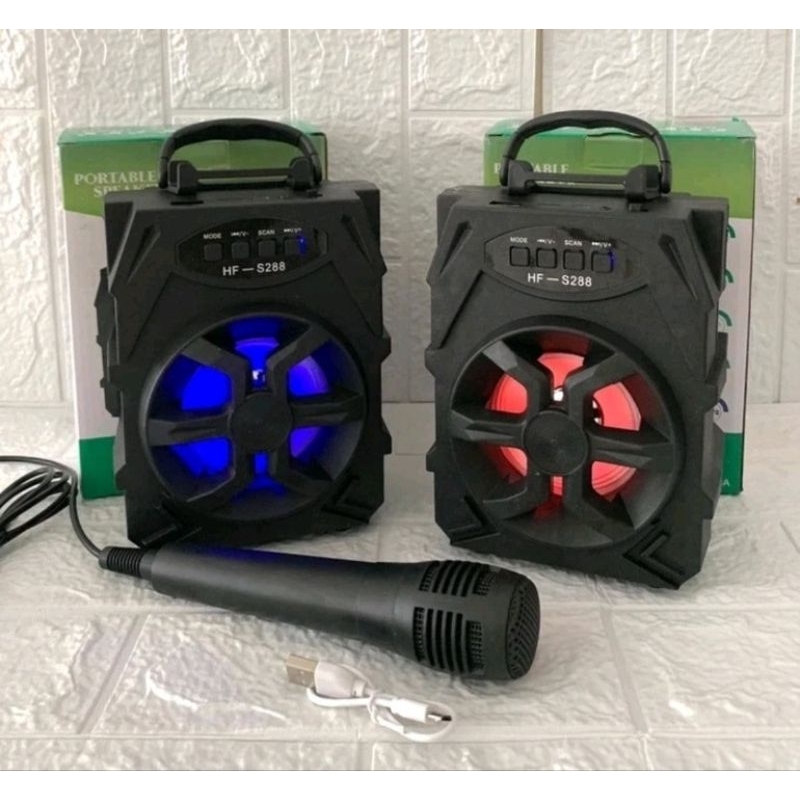 Speaker portabel hp-S288 speaker bluetooth karaoke