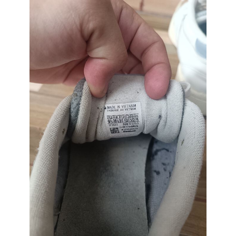 Reebok c 85 white grey second