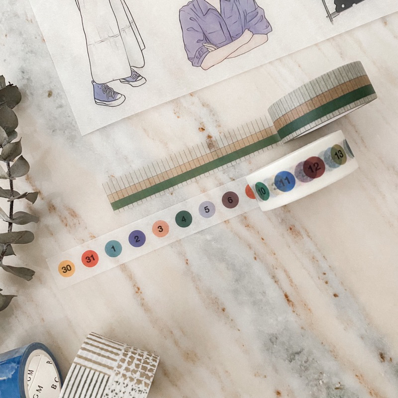 

Livework Number and Metro Washi Tape