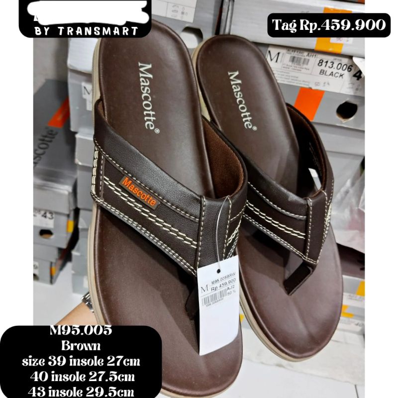 Sandal Pria (Japit & Slip) Mascotte Keren