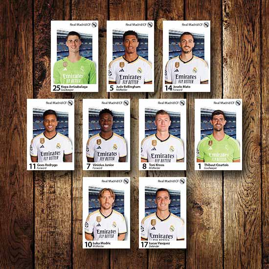 Polaroid Mini Poster Bola Real Madrid 2023/2024