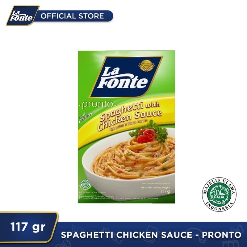 

LA FONTE SPAGHETTI WITH CHICKEN SAUCE BOX 1'S