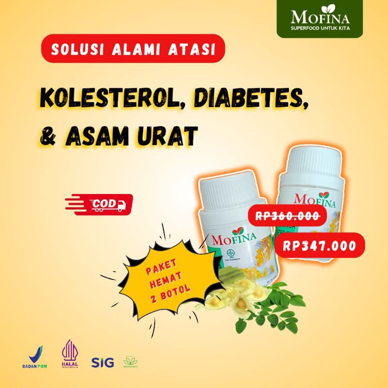 

Paket Hemat 2 Botol - Mofina Seed Oil Kelor - Minyak Kelor - Premium Superfood Kesehatan