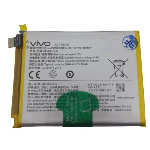 Baterai Vivo S1 Battery Original Copotan Vivo S1 - B-G6