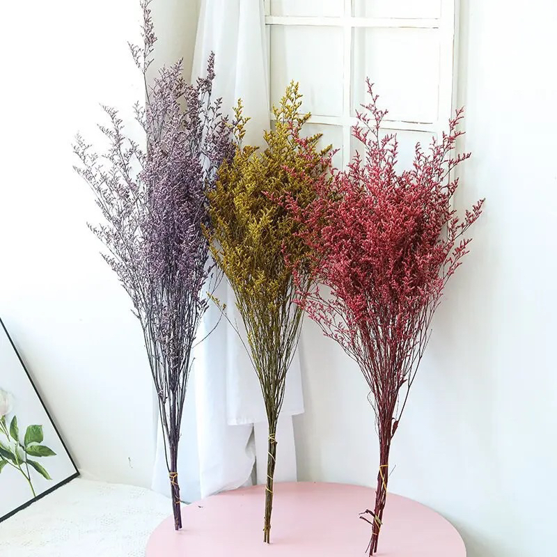 CASPEA IKAT SEDANG Kapas Cotton  Buket Bunga KeringDekorasi Rustic Mahar Flower Lagurus DRIED Gandum