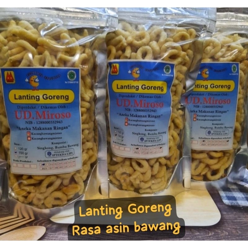 

lanting goreng asin/gurih bawang UD.Miroso