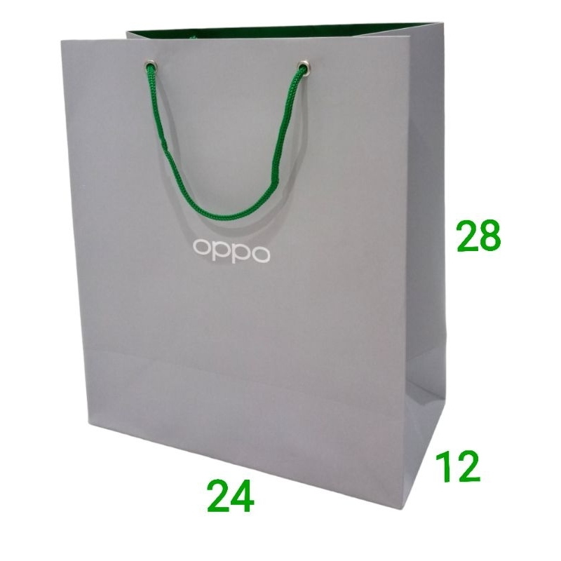 PAPER BAG OPPO BRANDED / SHOPPING BAG / PAPER BAG BRANDED