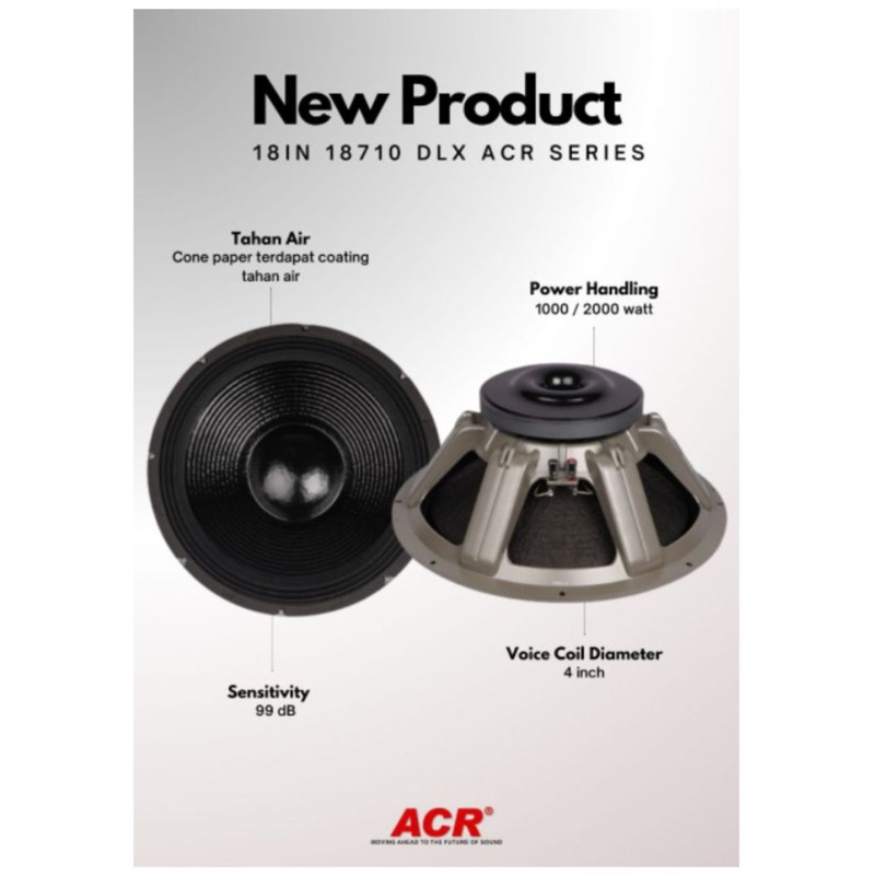ACR Series Speaker 18in Deluxe 18710