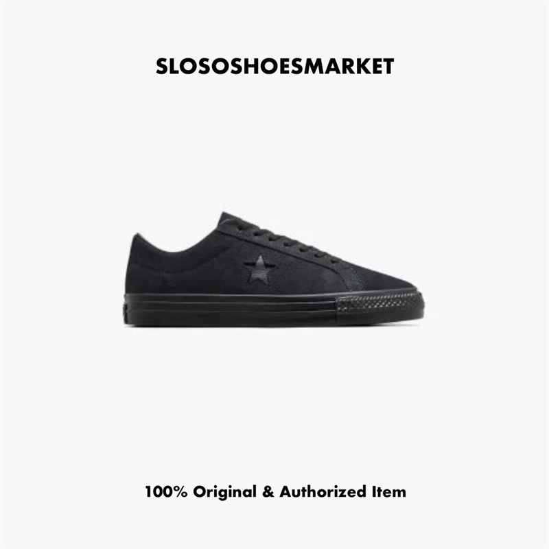 Converse One Star Ox Suede Full Black - 100% Original / RESMI