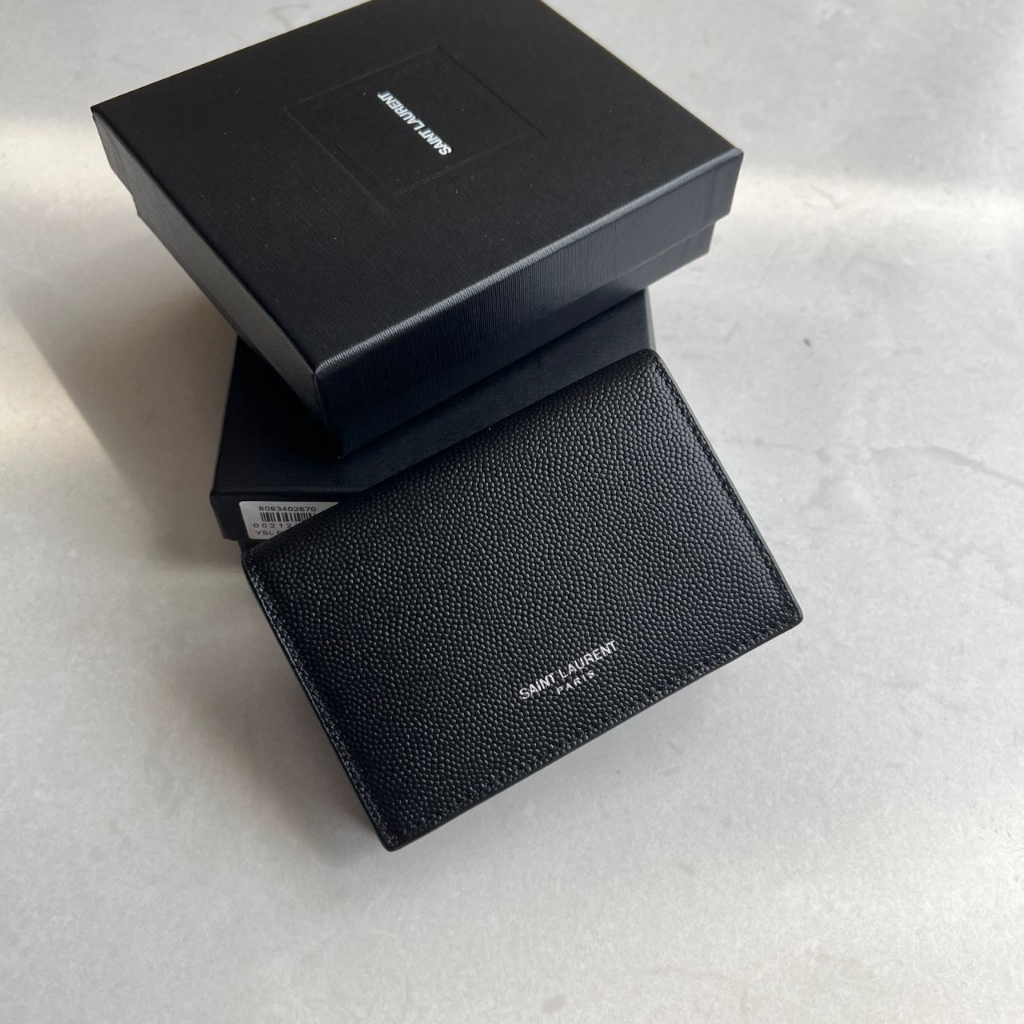 DOMPET BRANDED WANITA ORIGINAL - YSL east west business card case