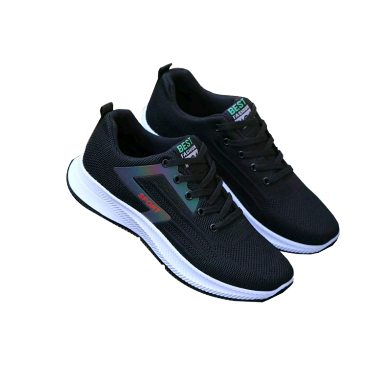 Sepatu Olahraga Pria Keren Running Sptu Cwk Sekolah Hitam Keren Swepatu Cowok Keren Buat Jalan Jalan