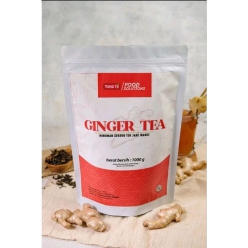 

Ginger tea FREE cangkir Tong tji 1000gr/1kg. Teh Jahe
