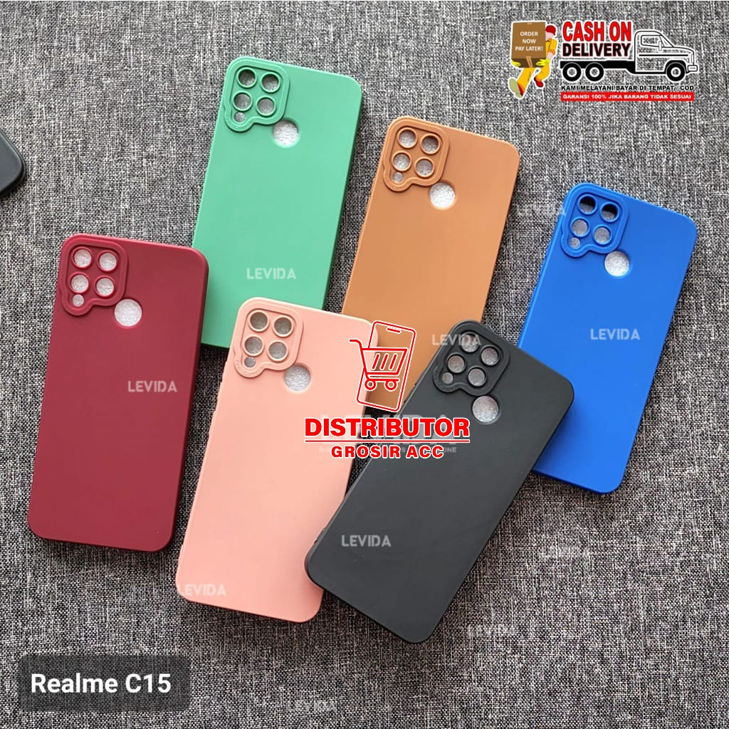 REALME C15 CASE MACARON PRO CAMERA CASE REALME C15