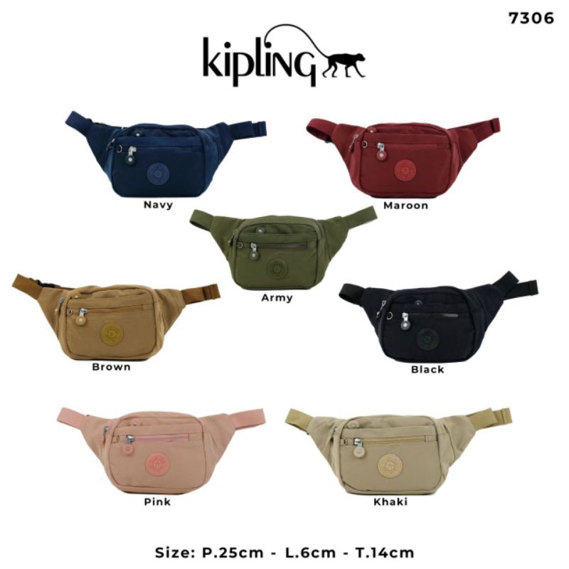 KP 7306 WAIST BAG TAS PINGGANG UNISEX TAS KIPLING WANITA PRIA KIPLING