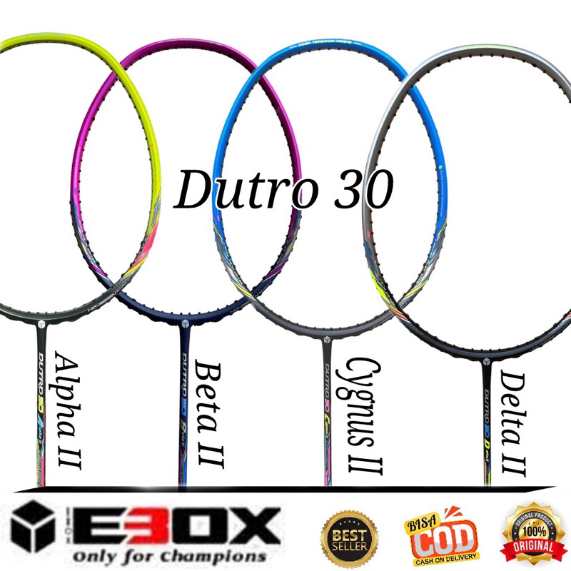 [ ORIGINAL ] RAKET BADMINTON EBOX DUTRO 30 A B C D