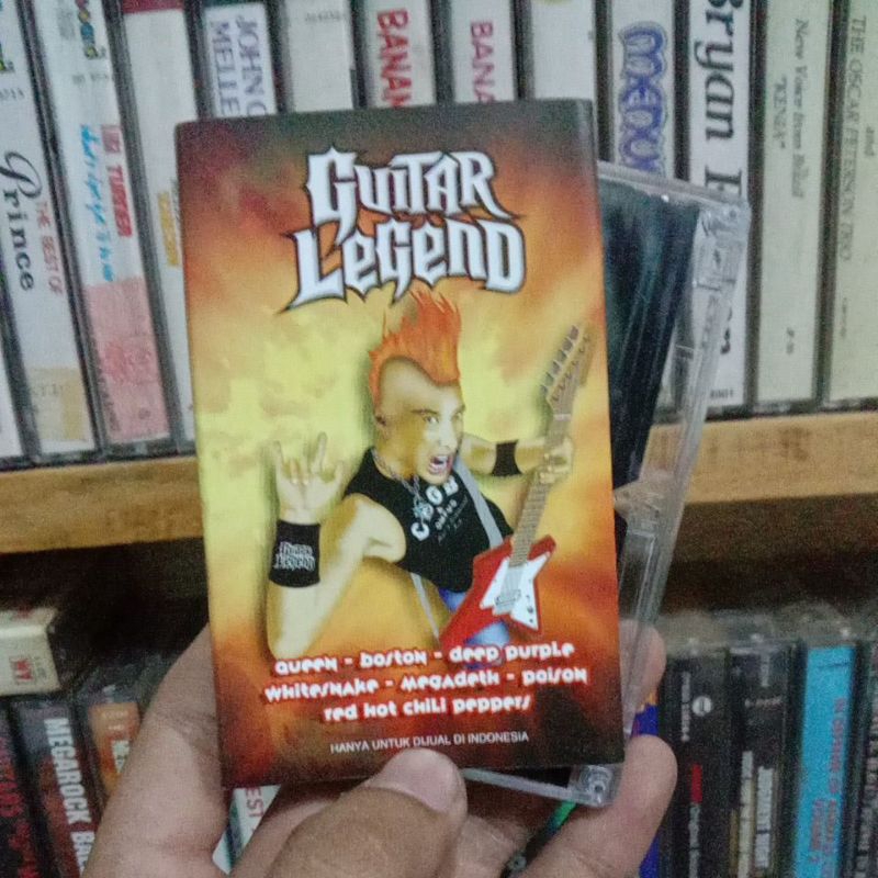 Kaset Pita Guitar Legend (queen, deep purple, whitesnake, megadeth, rhcp, motorhead, the ramones, sc