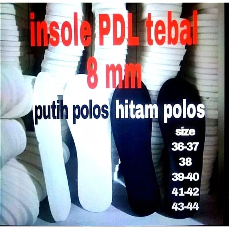 insole tebal 8 mm sol insole alas sepatu safety PDL TNI POLRI