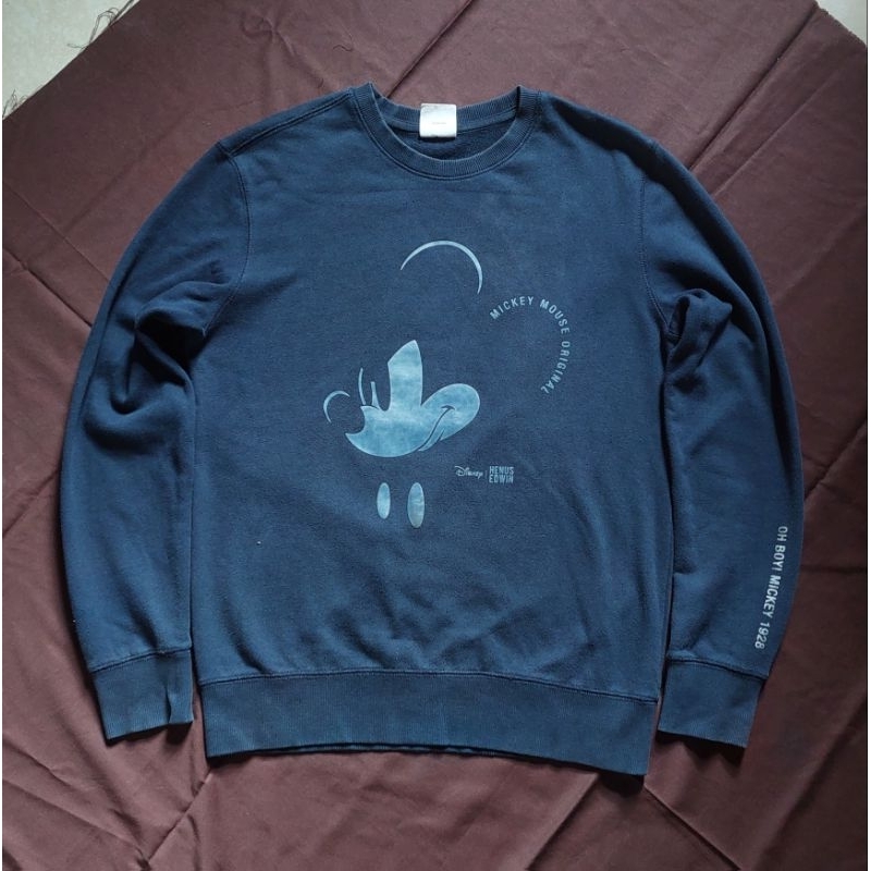 Crewneck Henus Edwin x Disney Navy