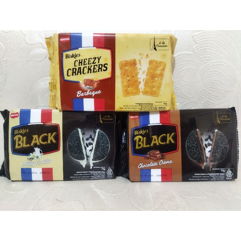 

BISKIES BLACK MILKY VANILLA / BISKIES BLACK CHOCOLATE CREME / BISKIES BLACK / BISKUIT BISKIES / BISKIES