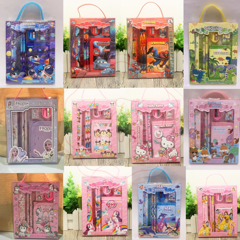 

Paket Stationery Set Anak 6 In 1
