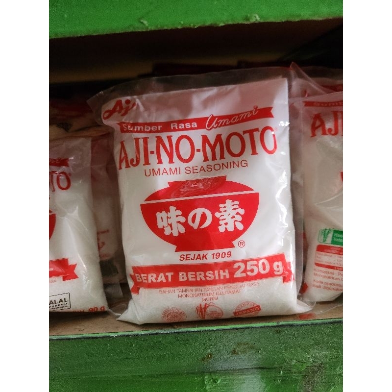 

penyedap rasa ajinomoto dan sasa 250gr