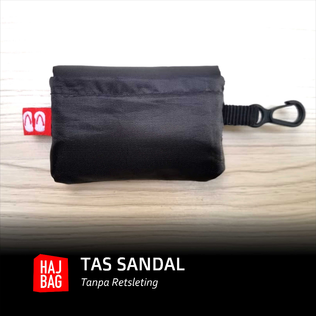 Hajbag TANPA RETSLETING - Tas sandal haji perlengkapan umroh tas haji, tas umroh, tas sandal umroh