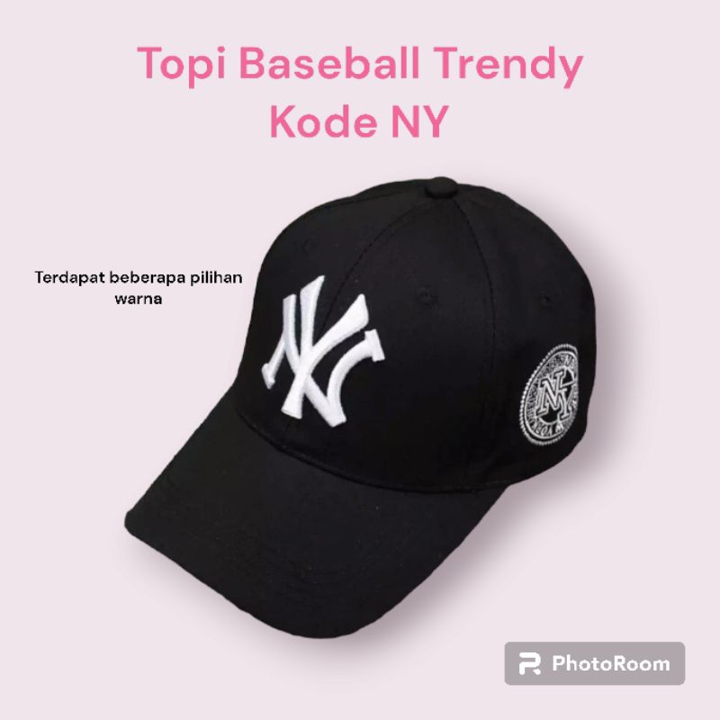 Topi Baseball Trendy Kode NY -Topi Gym Trendy