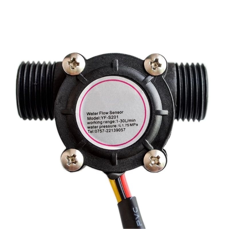 YF-S201 WATER FLOW SENSOR ALIRAN AIR HALL 1/2" 1-30L/MIN 2.0MPA Pom Mini Pertamini