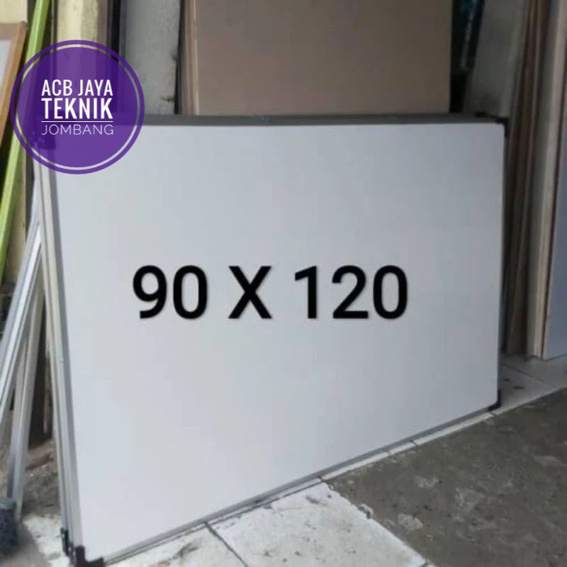 

Whiteboard Jumbo 90 x 120 cm / Papan Tulis 80 x 120 cm