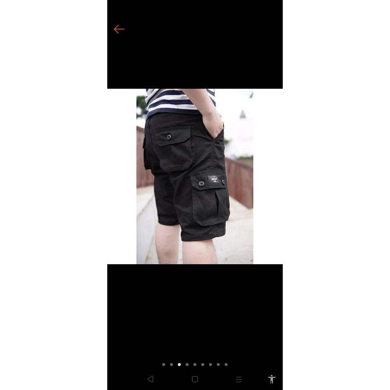 Celana cargo pria pendek viral hits yang lagi trend