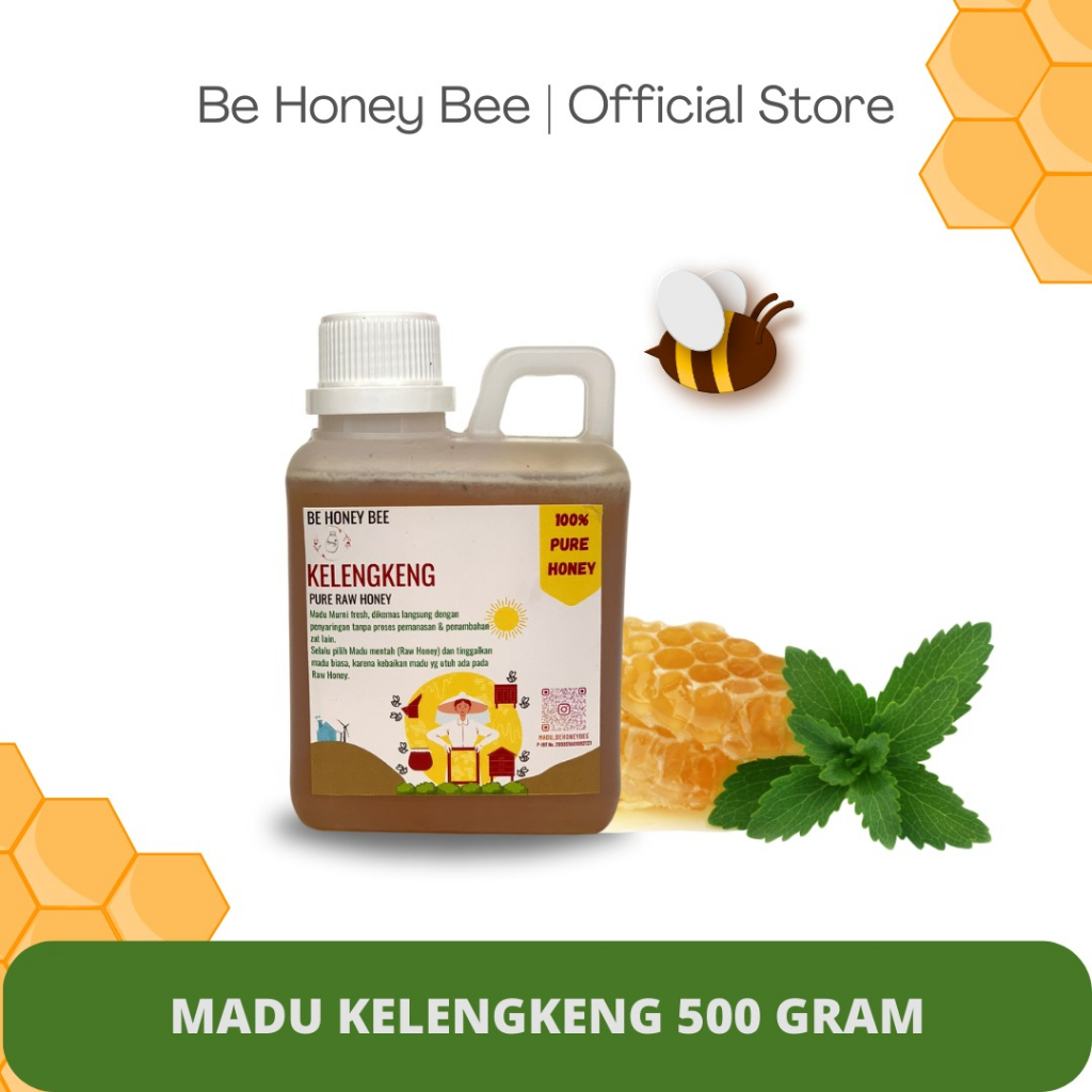 

Be Honey bee Madu Kelengkeng 500 Gram GERD maag