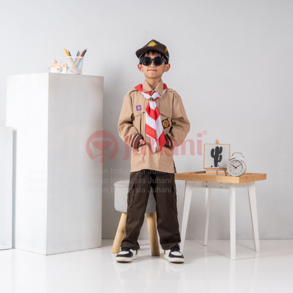 Setelan Seragam Pramuka Siaga SD Seragam Siaga SD Baju Pramuka SD Seragam Sekolah Baju Pramuka Putra