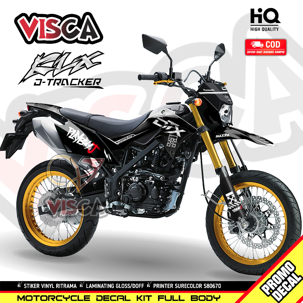 Decal Klx Dtracker 150 Full Body Decal Dtracker 150 Supermoto Full Body Dekal Dtracker 150 Terbaru D
