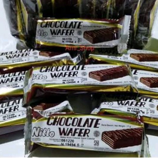 

Nitto wafer coklat 1pack/10pcs