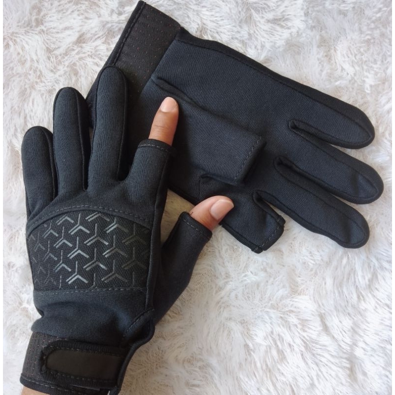 Sarung Tangan Buntung 2 Jari Jempol Telunjuk Terbuka