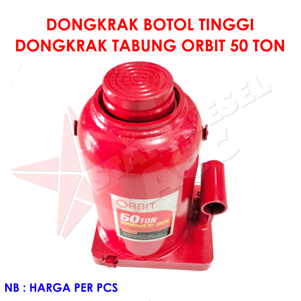 DONGKRAK BOTOL DONKRAK MOBIL 50 TON TINGGI DONGKRAK BOTOL TON HYDRAULIC JACK ORBIT 50 TON TINGGI