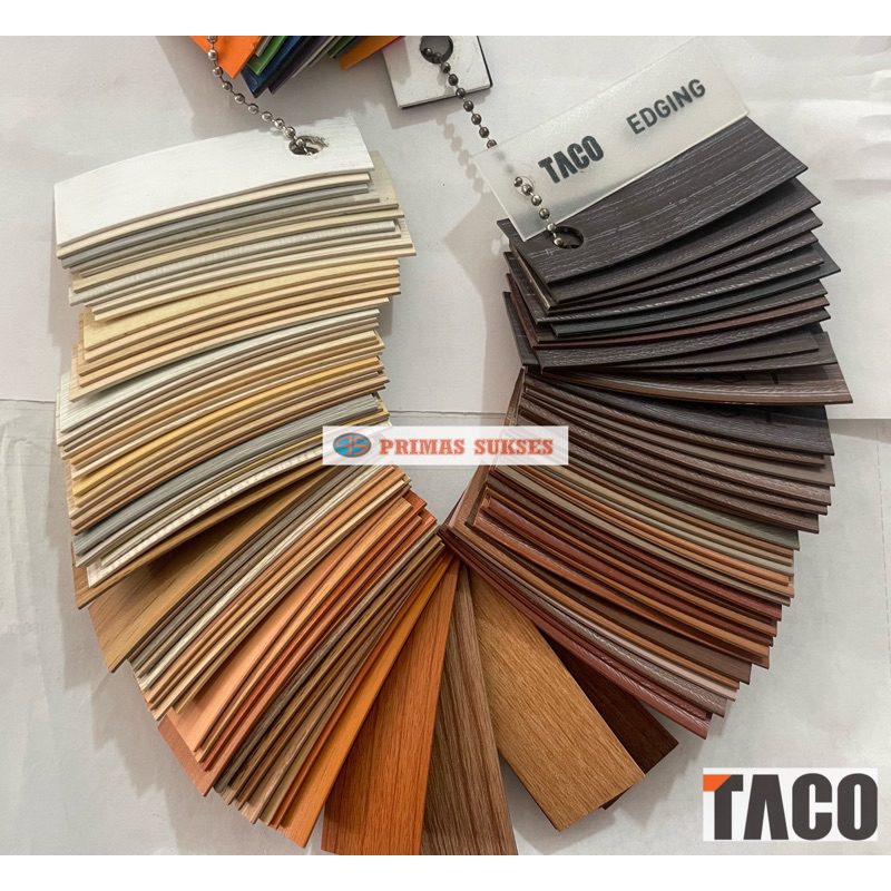 TACO Edging Motif WOOD/GLOSSY Hpl Ukuran 22/2 MM pelapis pinggir meja