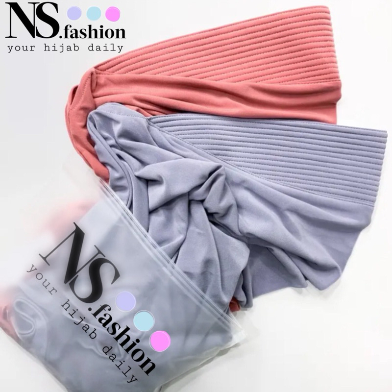 hijab bergo by NS-fashion original brand bahan jersey premium