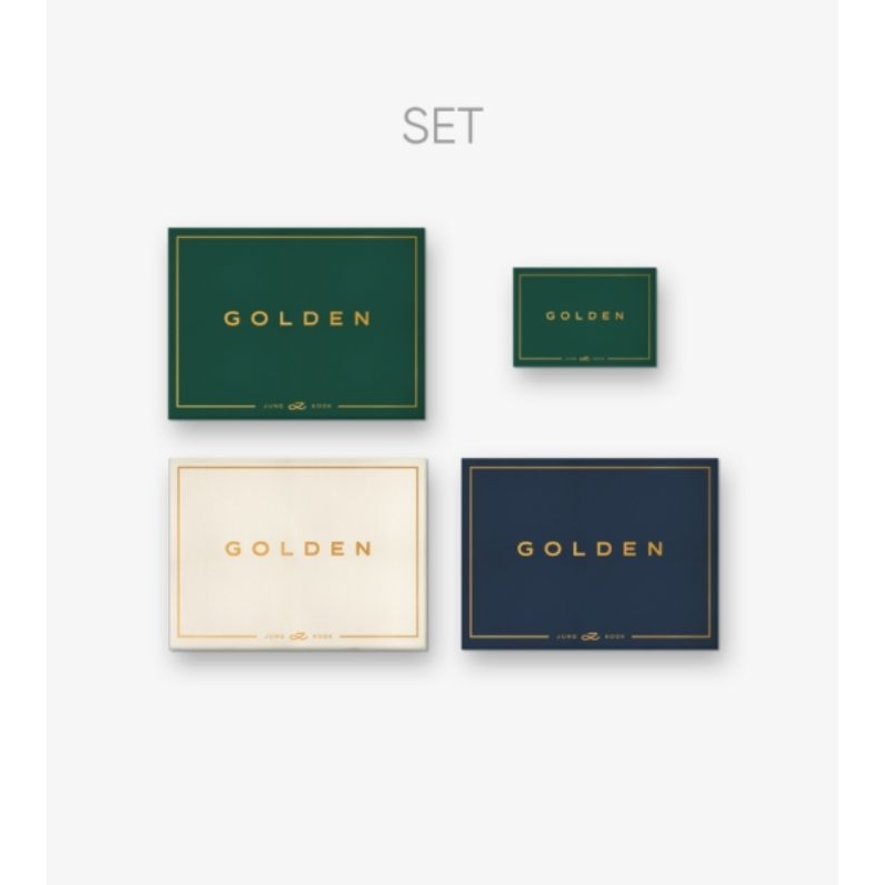 PRE-ORDER POB ALBUM JUNGKOOK"(BTS) "GOLDEN" official weverse ver.