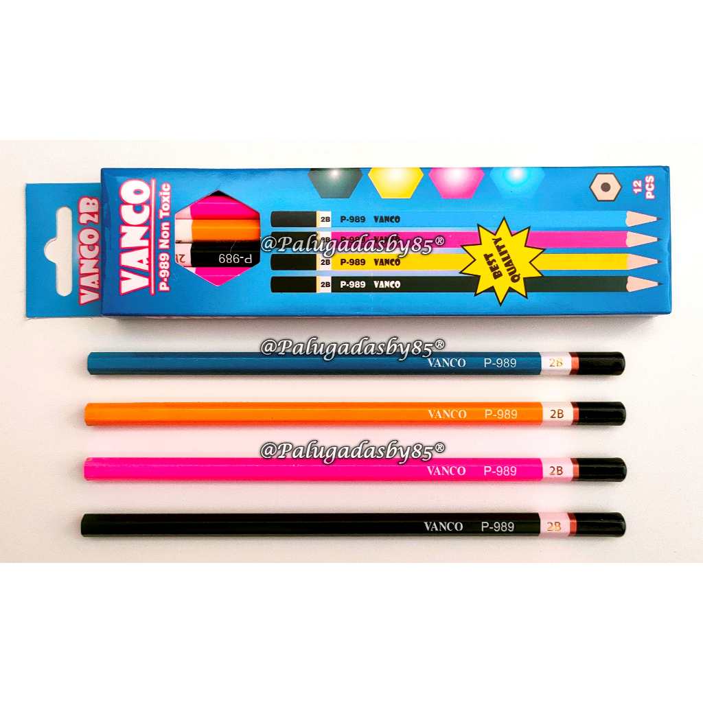 (1 Biji) GROSIR Pensil VANCO 2B P-989 / Pensil Vanco P-989 / Pencil Vanco P-989 / Vanco Pencil P-989