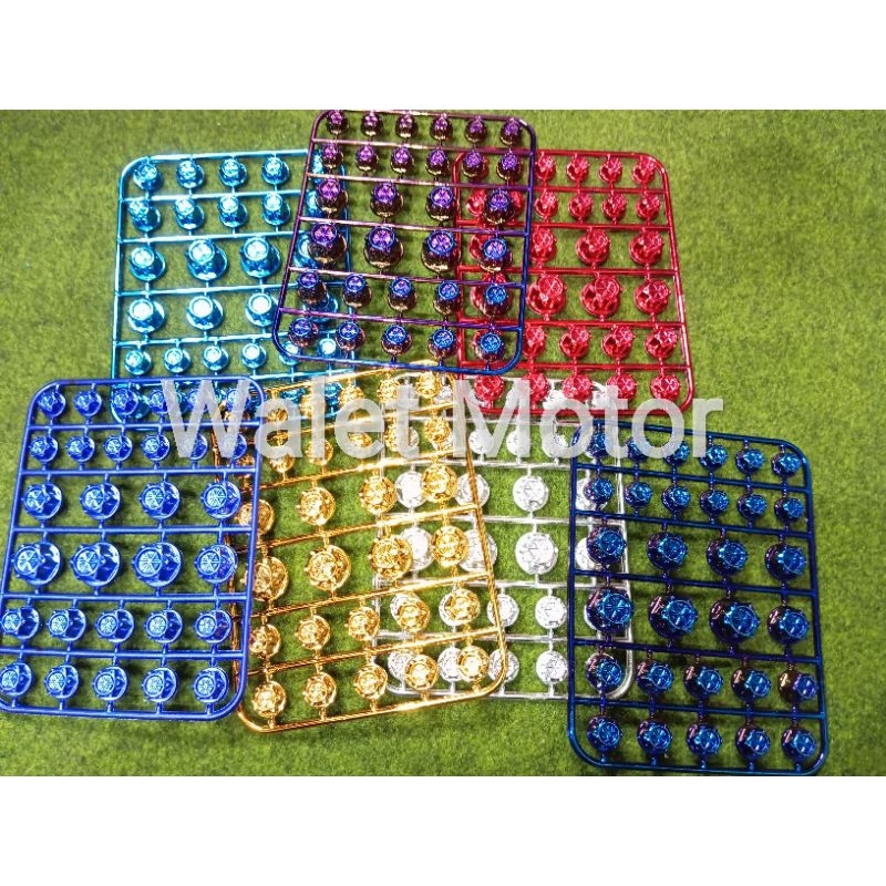 Monel tutup baut L variasi motor/ Cover tutup baut motor