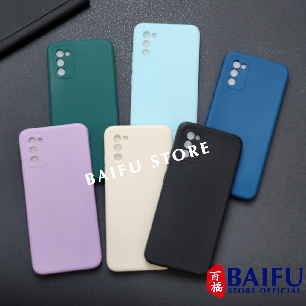 Samsung A03S Samsung A02S Softcase Macaron Square / Case Square Edge Case Samsung A03S Samsung A02S