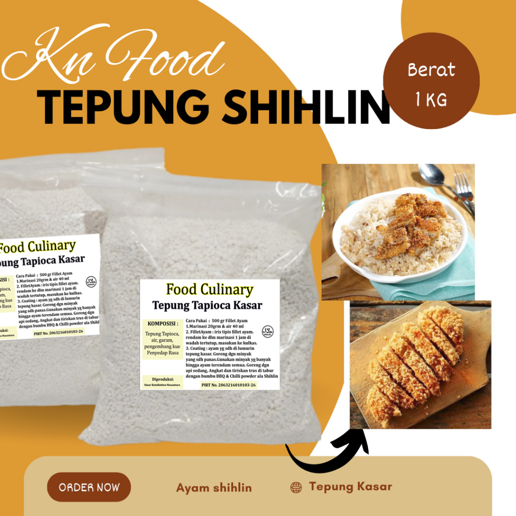 

Tepung tapioka kasar mirip shihlin 1 kg Terlaris