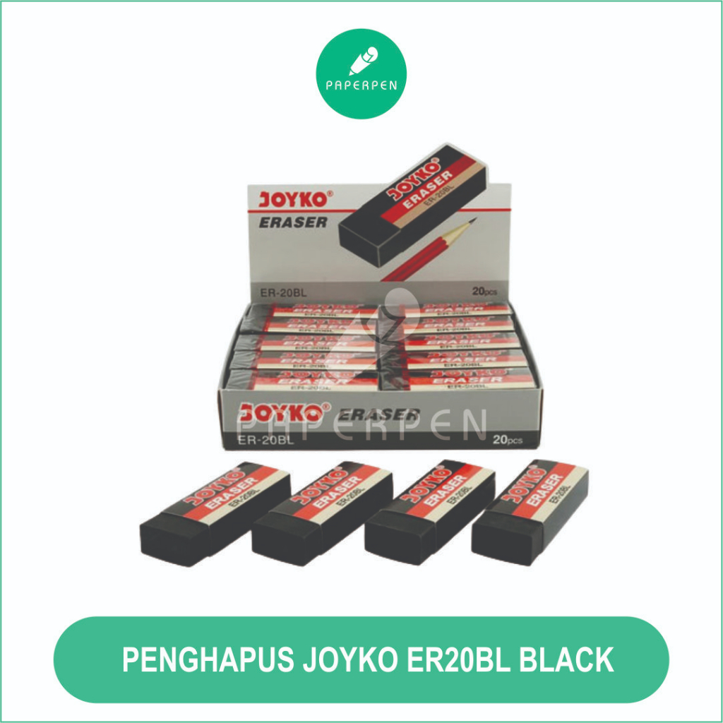 

1 Pak Penghapus Joyko Er20Bl Black/Hitam